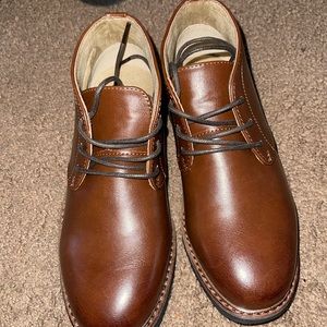 Size 1 boys deer stags boots with laces for boys